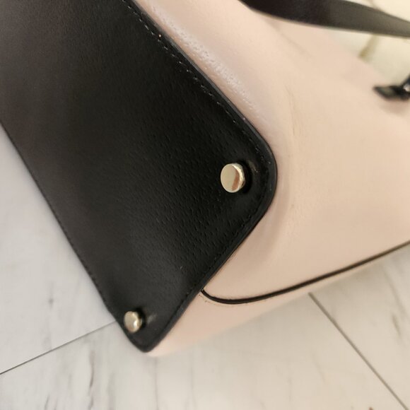 Kate Spade NY Grand Street Pink & Black Tote Bag Xl - Picture 8 of 16